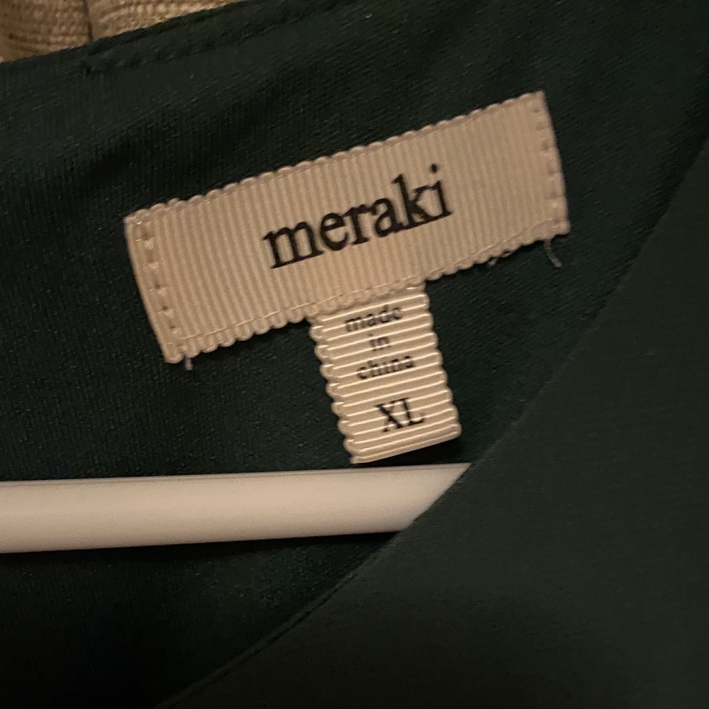 Meraki Forest Green Blouse - XL